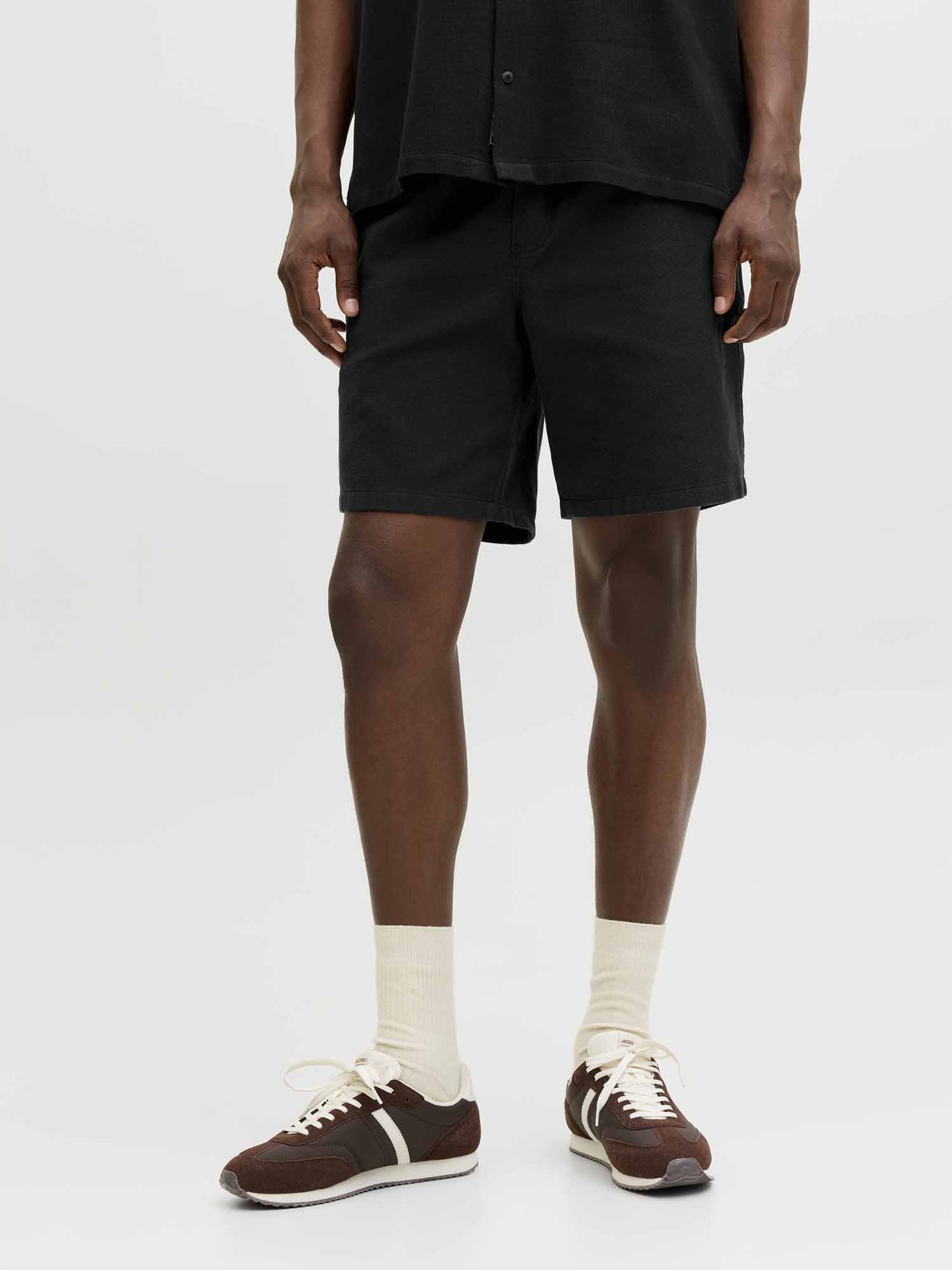 Shorts Jaiden di Jack&Jones, pantaloncini casual da uomo in cotone nero