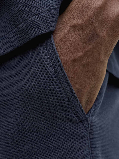 Bermuda da uomo Jack&Jones Jaiden in blu dal design moderno