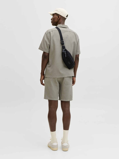 Shorts Jaiden Waffle Resort da uomo verde per un'estate casual