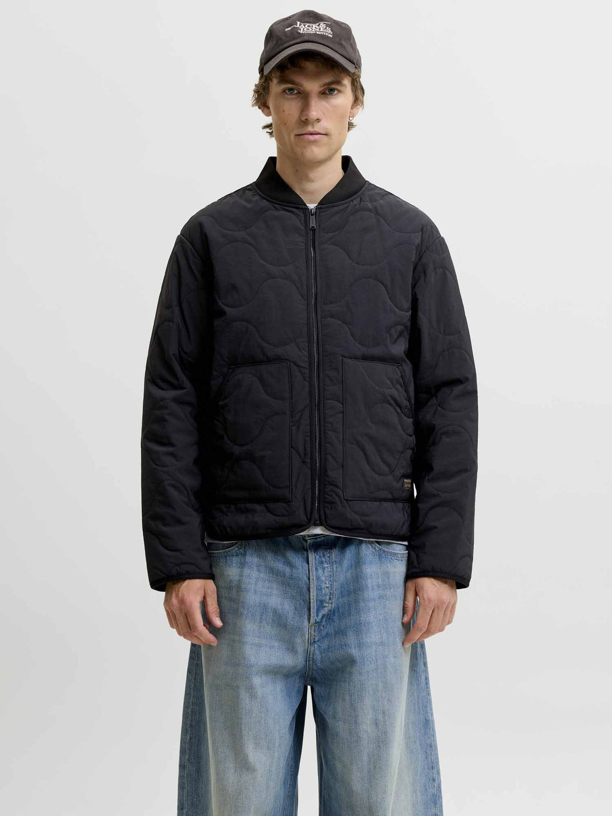 Jack&Jones Jjaxel Liner, giubbotto da uomo nero
