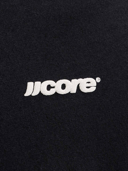 Jack&Jones Club, t-shirt maniche corte da uomo nera