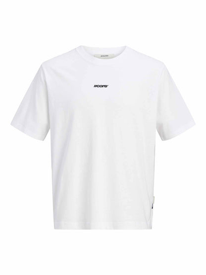 Jack&Jones Club, t-shirt maniche corte da uomo bianca