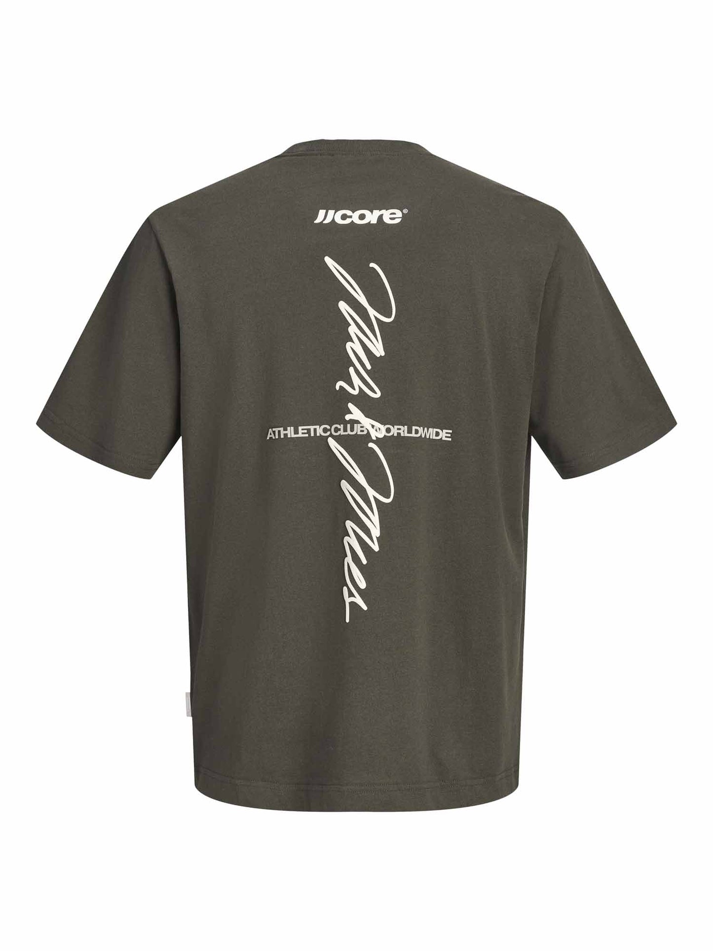 Jack&Jones Club, t-shirt maniche corte da uomo verde