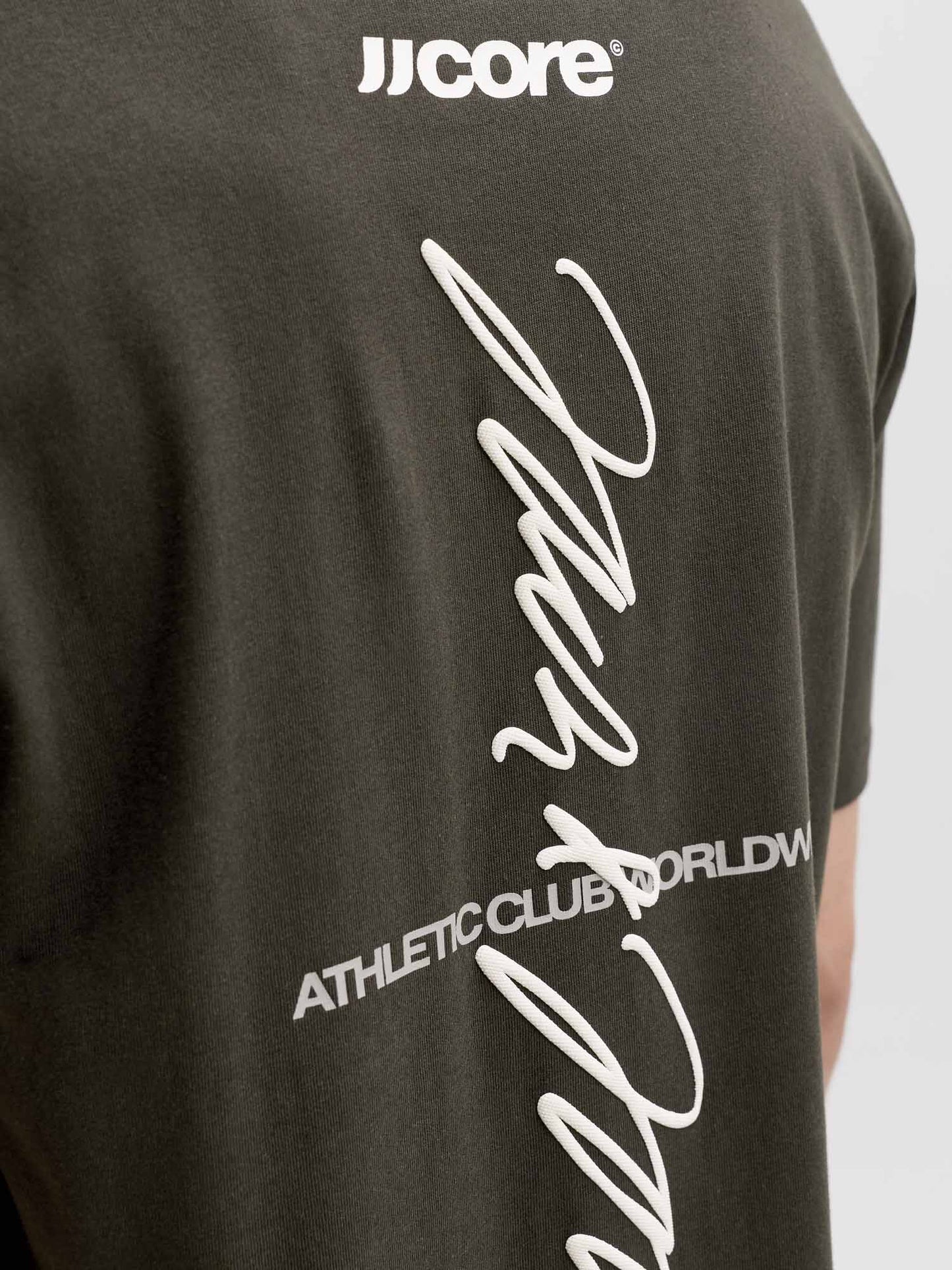 Jack&Jones Club, t-shirt maniche corte da uomo verde