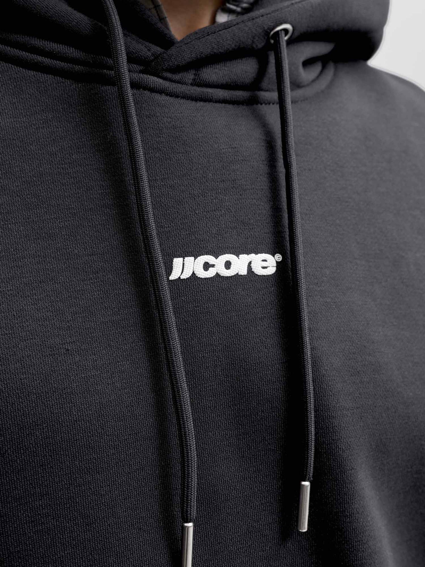 Jack&Jones Club, felpa da uomo nera