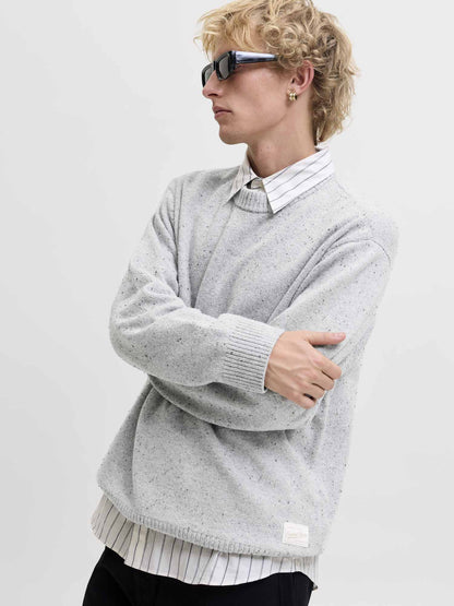 Jack&Jones Orrebro, maglia da uomo grigia