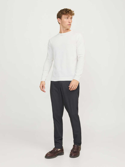 MAGLIA BASIC JACK&JONES DA UOMO PANNA