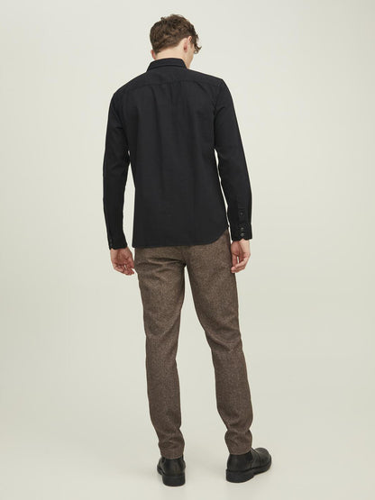 CAMICIA DENIM SHERIDAN JACK&JONES DA UOMO NERO