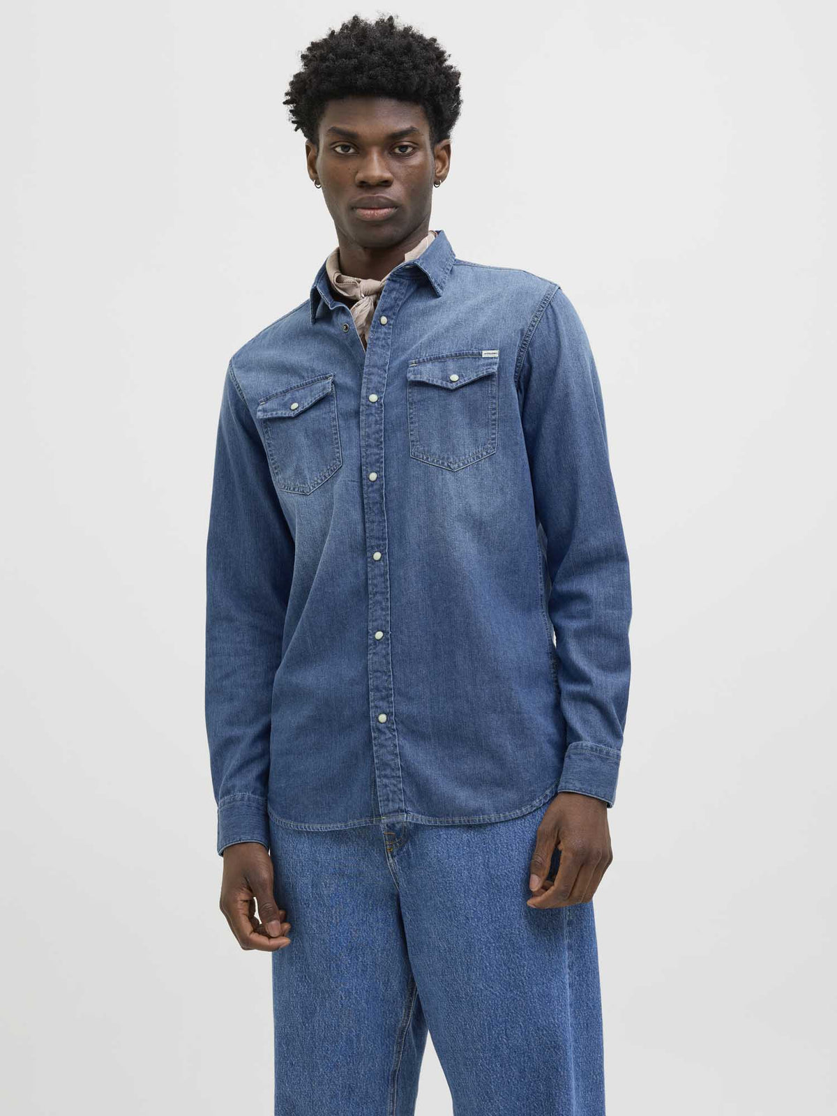 Jack&jones n. sherid camicia da uomo jeans