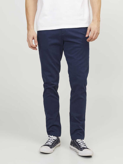 PANTALONE CHINO MARCO JACK&JONES DA RAGAZZO BLU