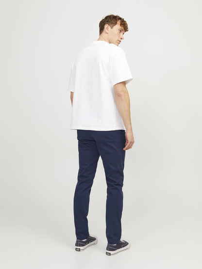 PANTALONE CHINO MARCO JACK&JONES DA RAGAZZO BLU