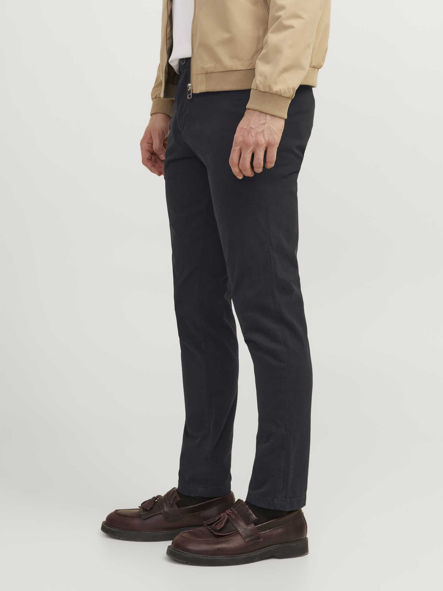 PANTALONE CHINO MARCO JACK&JONES DA RAGAZZO NERO