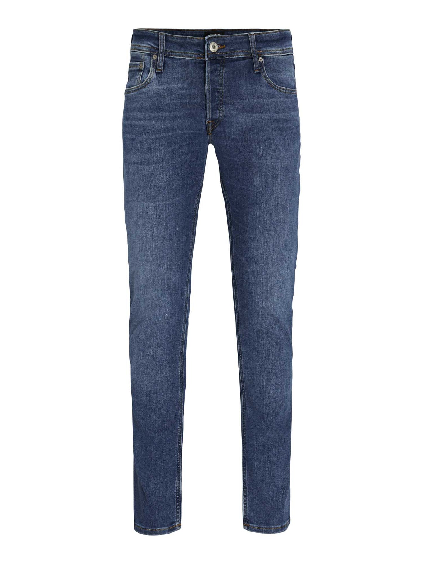 Jeans slim fit Jack&Jones Glenn da uomo in denim blu
