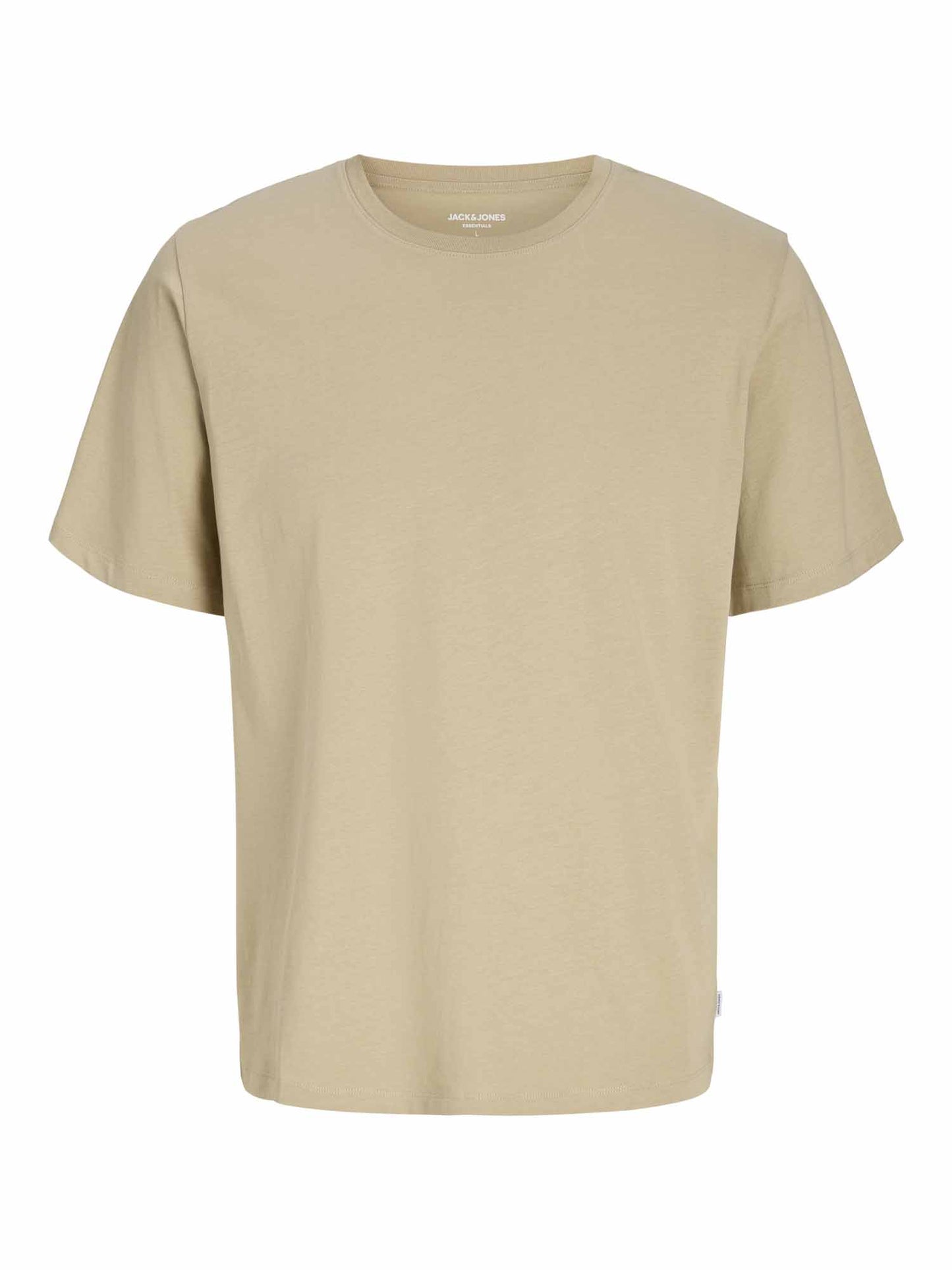 Jack&Jones Organic, t-shirt maniche corte da uomo beige