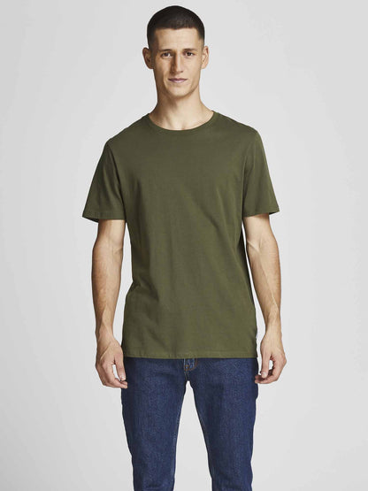 Jack&Jones JJEOrganic Basic Tee, t-shirt maniche corte da uomo verde