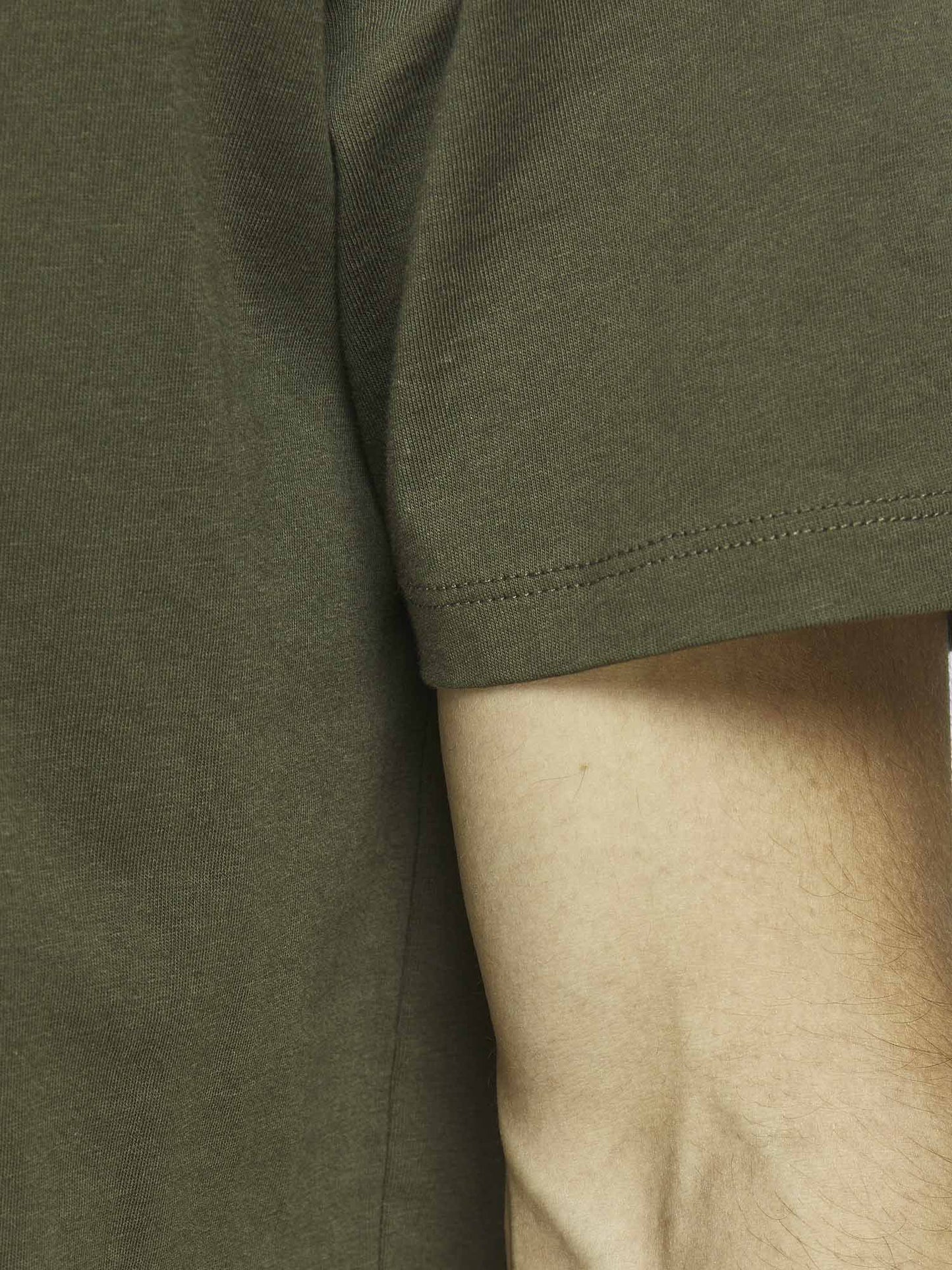 Jack&Jones JJEOrganic Basic Tee, t-shirt maniche corte da uomo verde