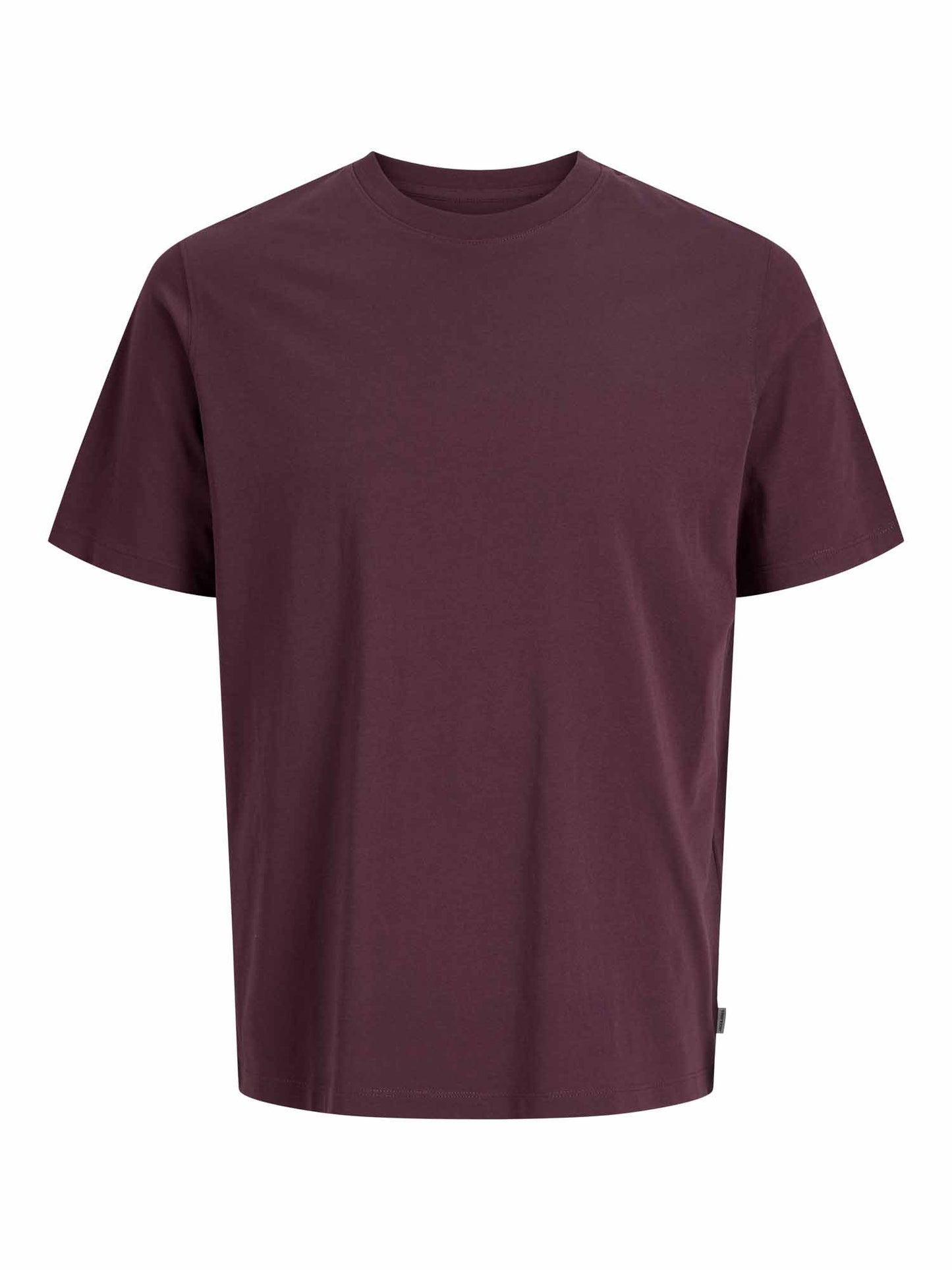 Jack&Jones Organic, t-shirt maniche corte da uomo bordeaux