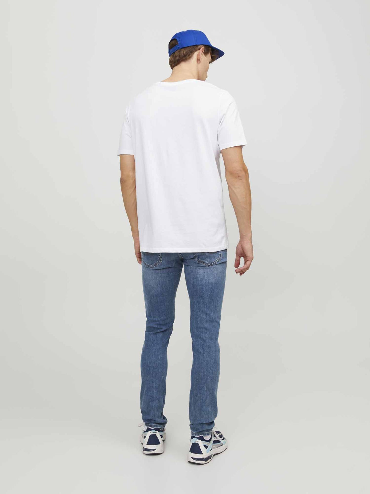 Jeans slim fit Jack&Jones Glenn uomo in denim