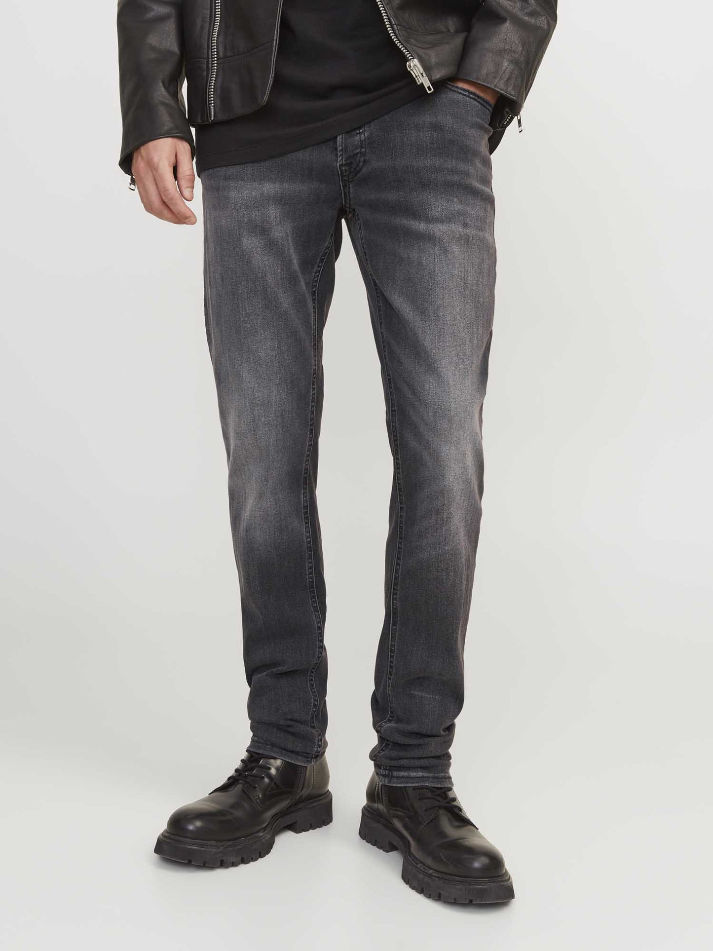 JEANS GLENN ORIGINAL JACK & JONES UOMO DENIM BLACK