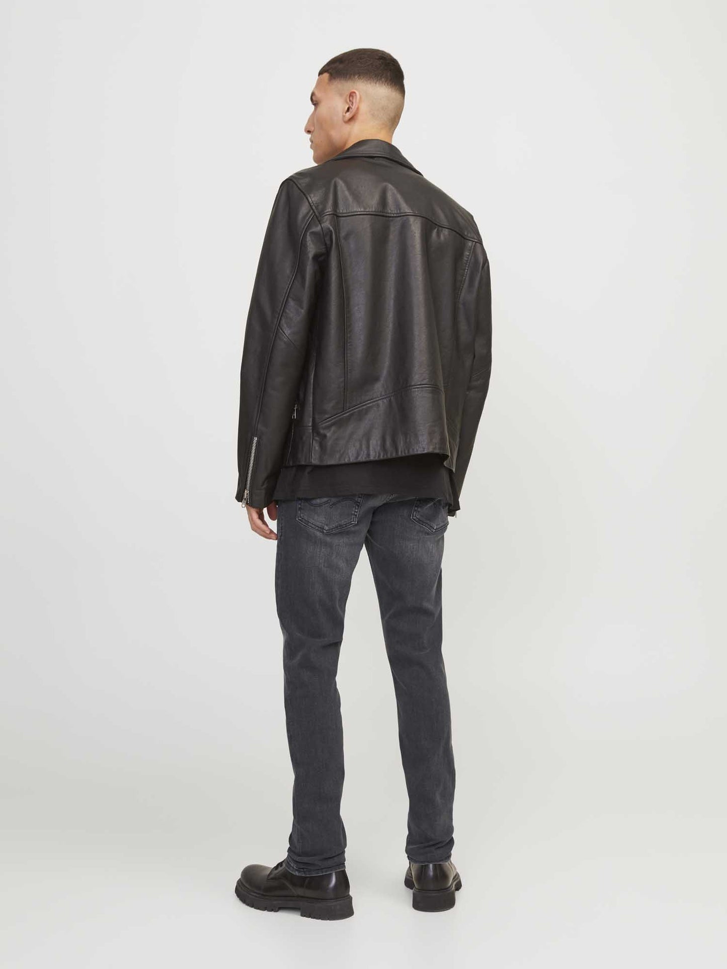 JEANS GLENN ORIGINAL JACK & JONES UOMO DENIM BLACK