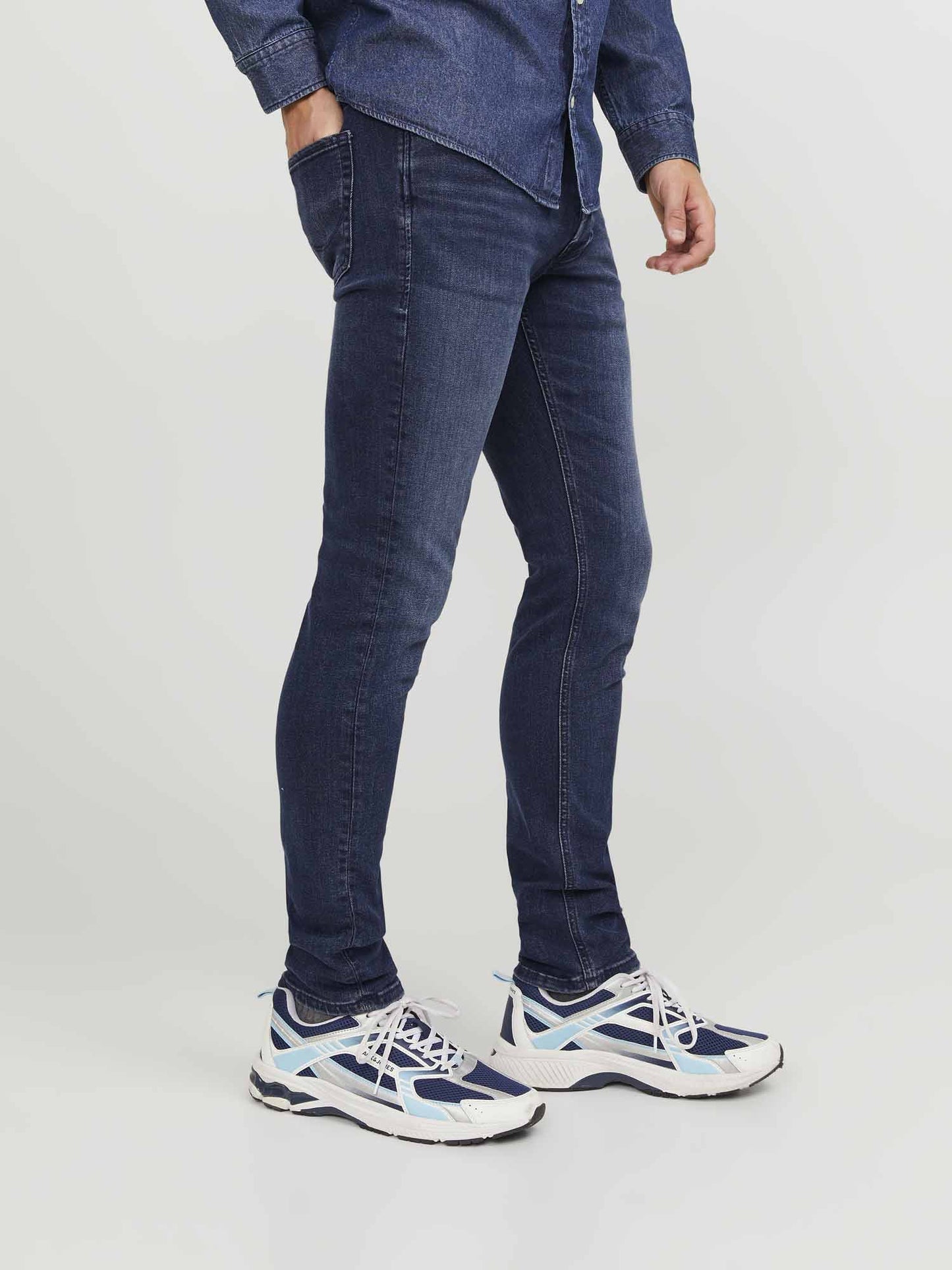 Jeans Glenn 812 di Jack&Jones in denim blu da uomo