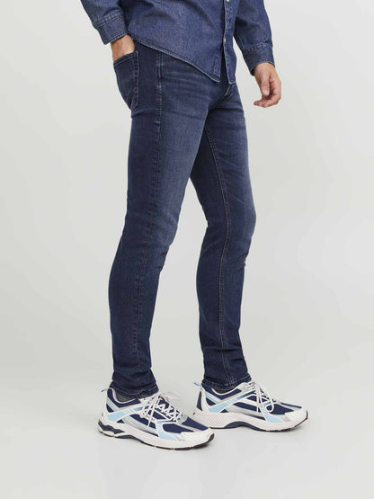 Jeans Glenn 812 di Jack&Jones in denim blu da uomo