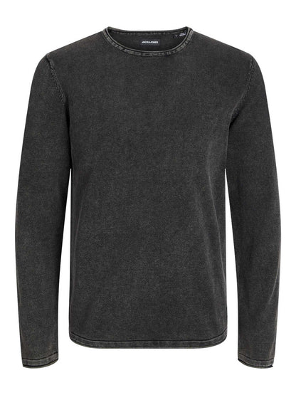 PULLOVER LEO JACK&JONES DA UOMO ANTRACITE