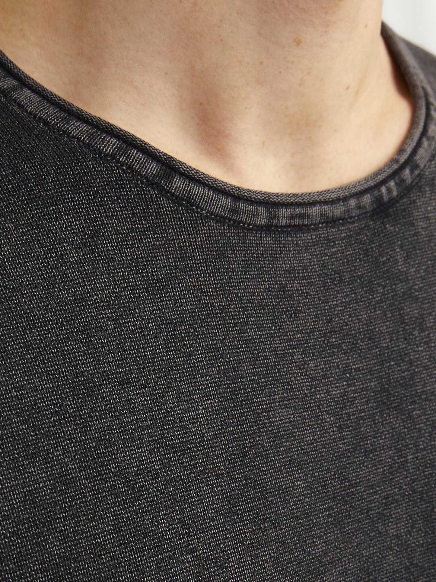 PULLOVER LEO JACK&JONES DA UOMO ANTRACITE