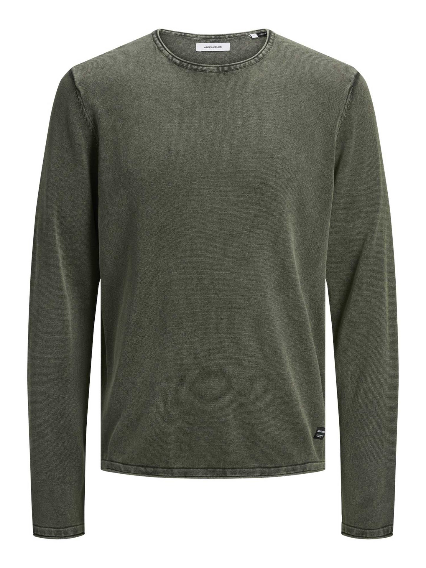 PULLOVER LEO JACK&JONES DA UOMO VERDE MILITARE