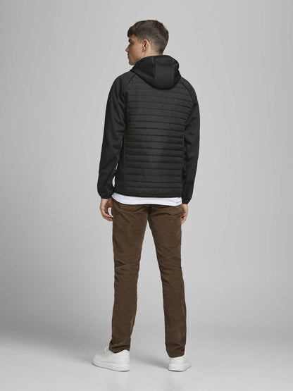 GIUBBINO MULTI QUILTED JACK & JONES UOMO NERO