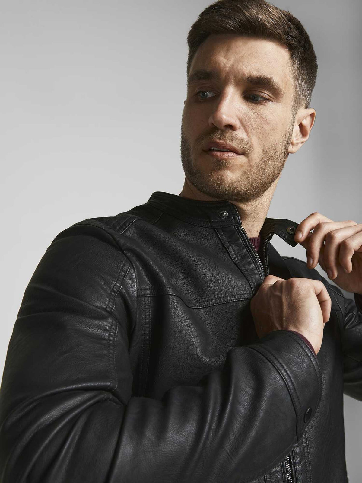 Jack&jones n. warner giubbino da uomo nero