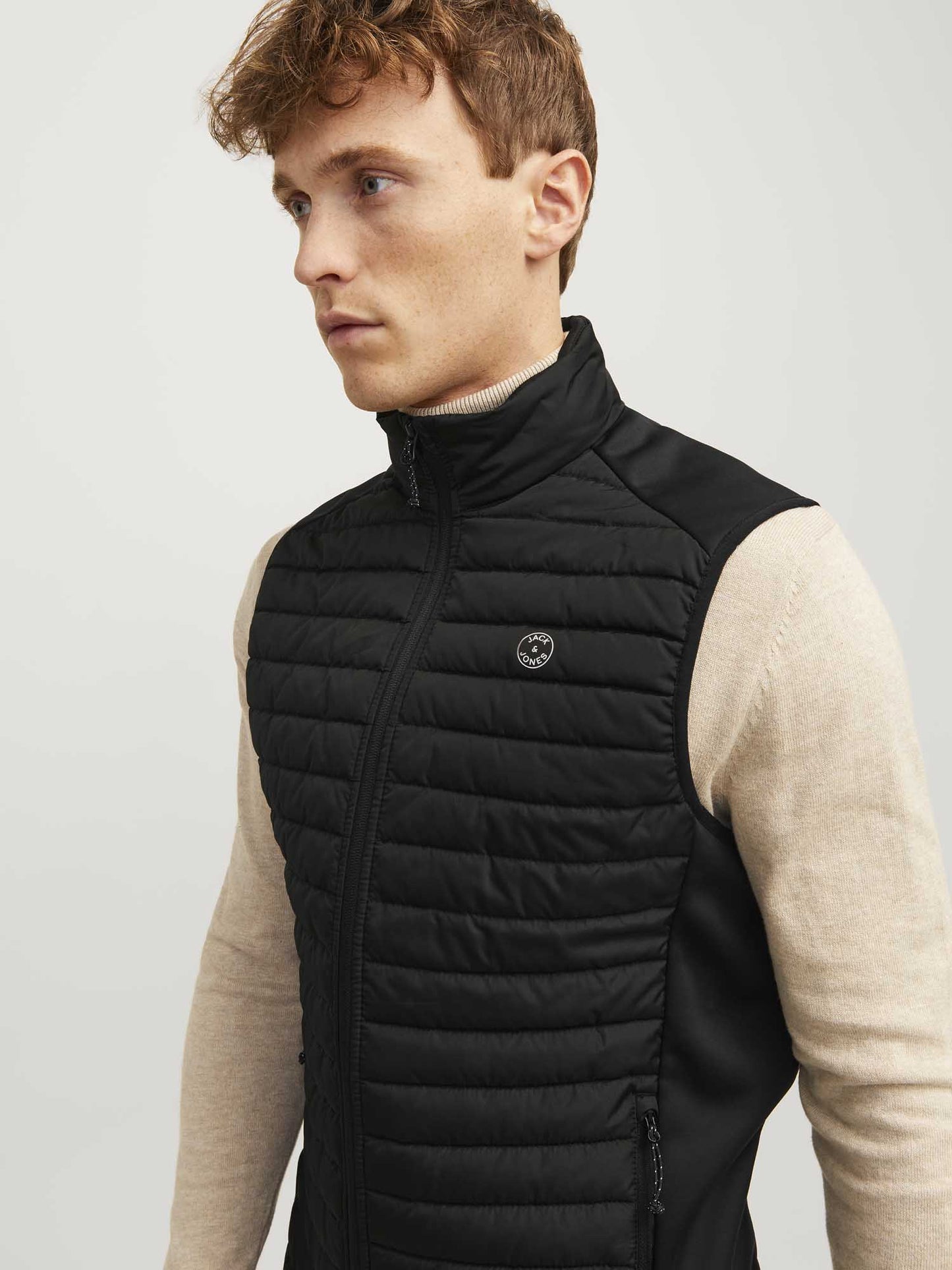 SMANICATO MULTI BODYWARMER JACK&JONES NOOS NERO