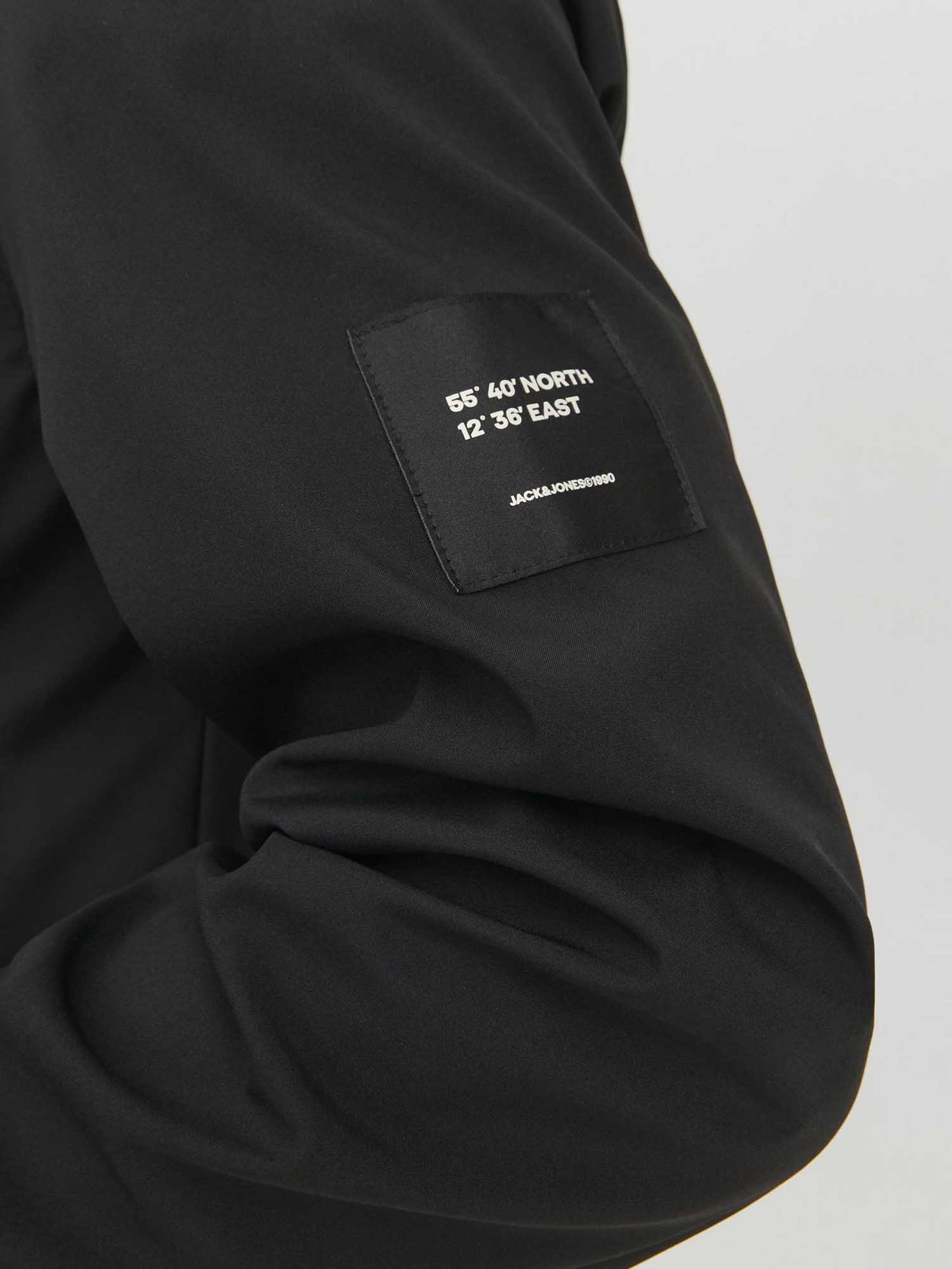 Jack&Jones Softshell con cappuccio, giubbino casual nero da uomo