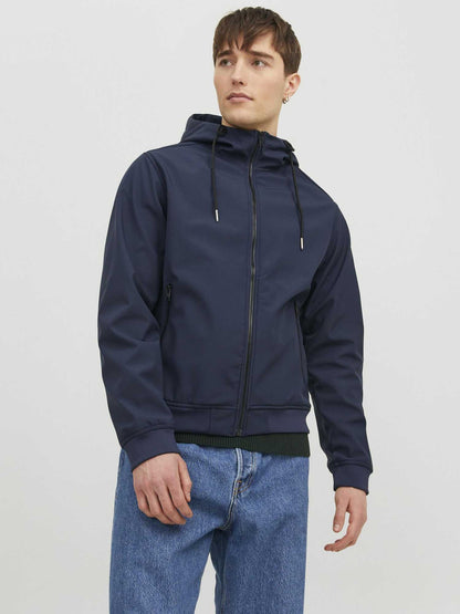 GIUBBINO SOFTSHELL JACK&JONES DA RAGAZZO BLU