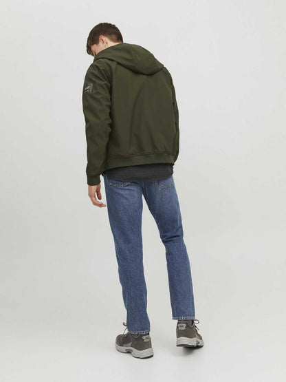 GIUBBINO SOFTSHELL JACK&JONES DA RAGAZZO VERDE