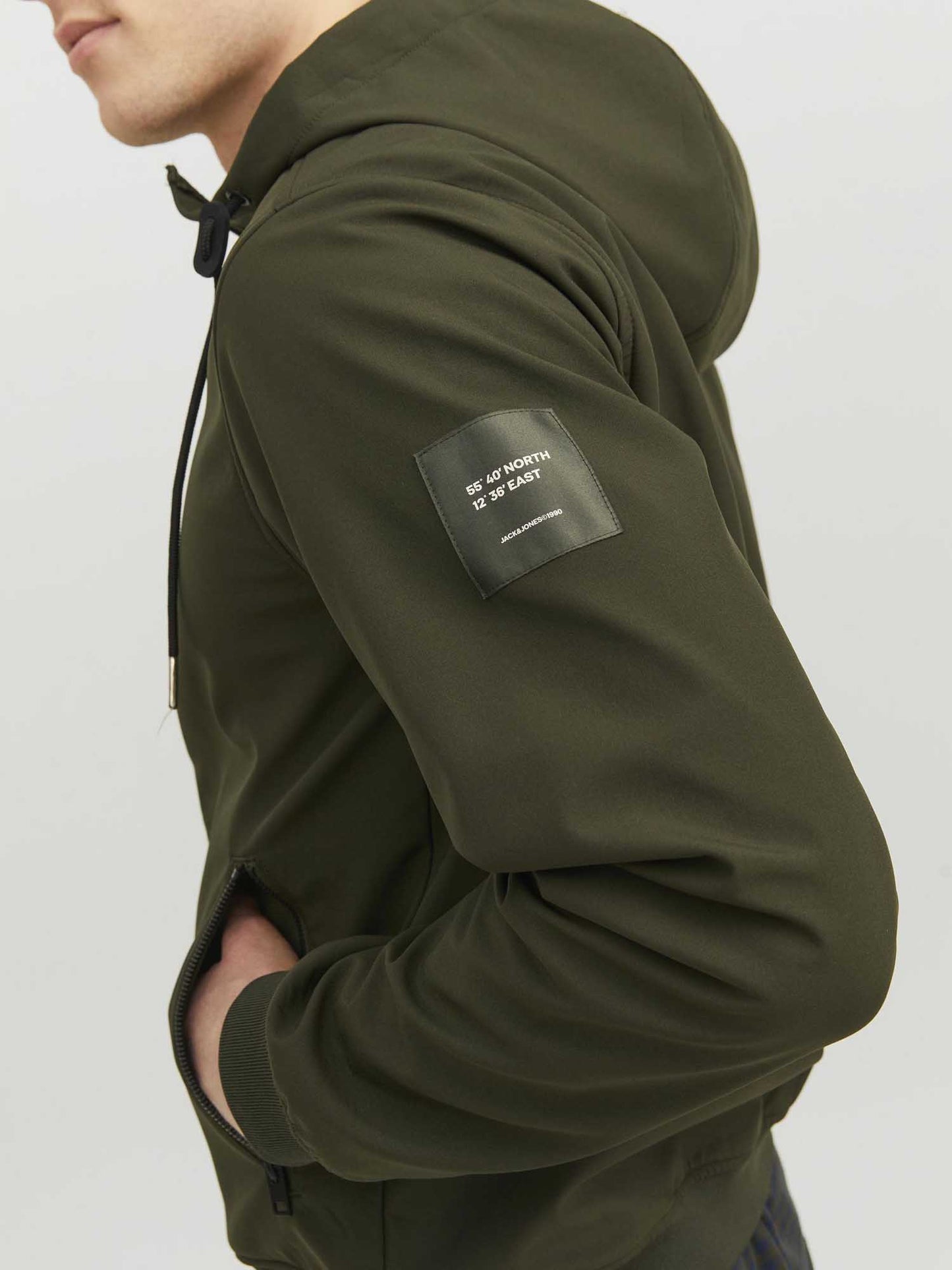 GIUBBINO SOFTSHELL JACK&JONES DA RAGAZZO VERDE