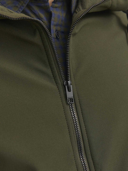 GIUBBINO SOFTSHELL JACK&JONES DA RAGAZZO VERDE