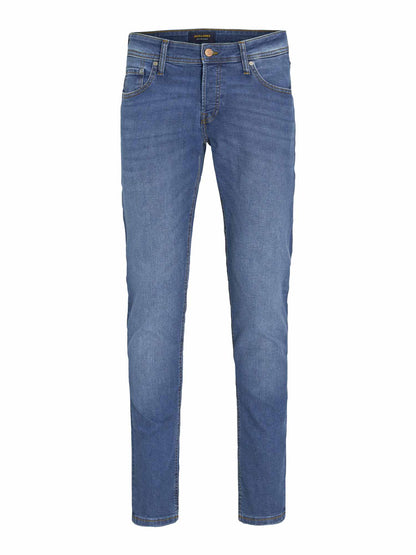 Jeans Glenn slim fit da uomo in denim blu