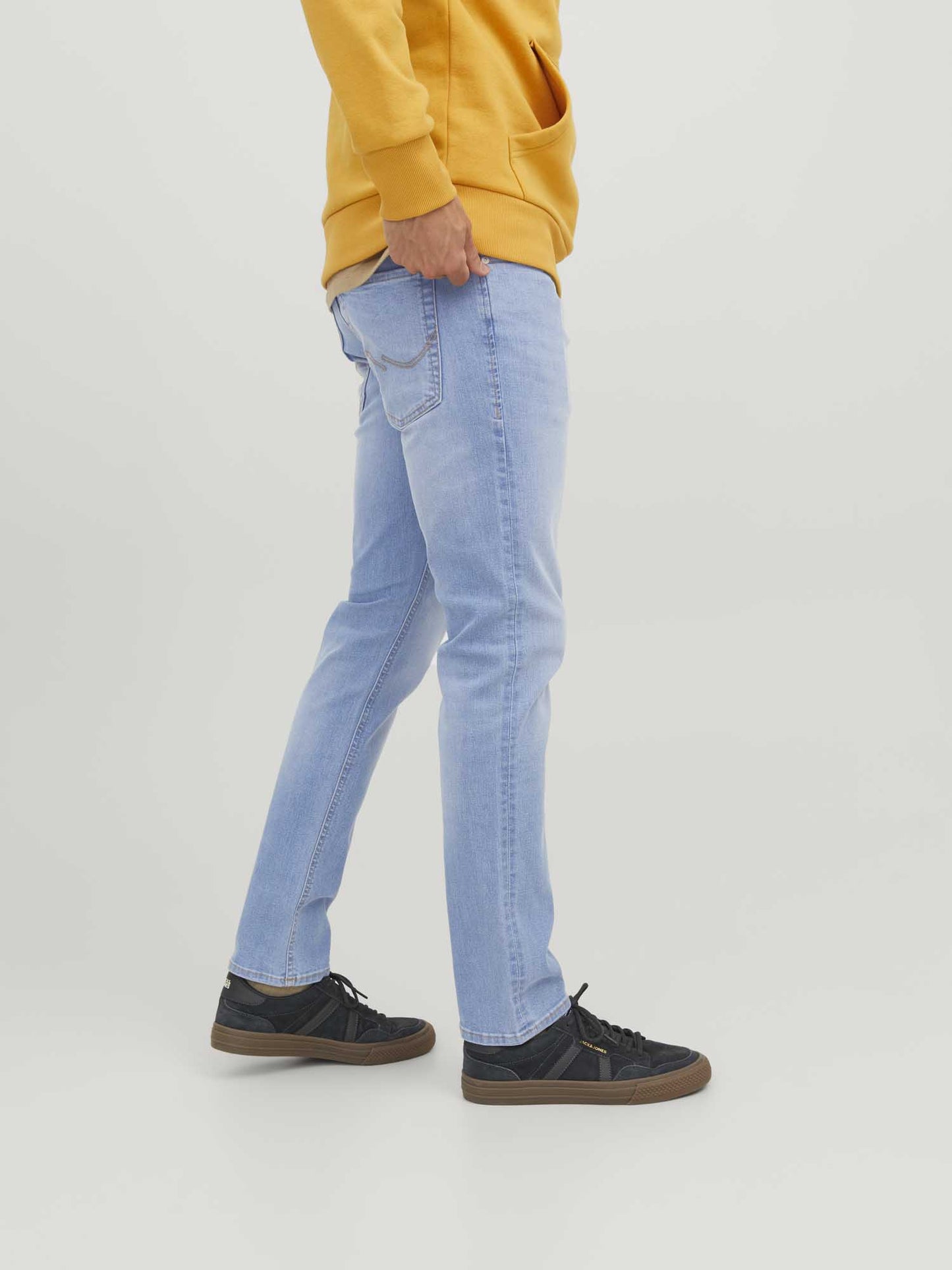 DENIM ORIGINAL  GLENN JACK & JONES UOMO JEANS CHIARO