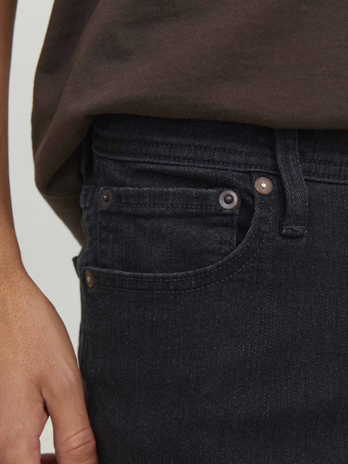 Jack&Jones Glenn, jeans slim fit da uomo nero