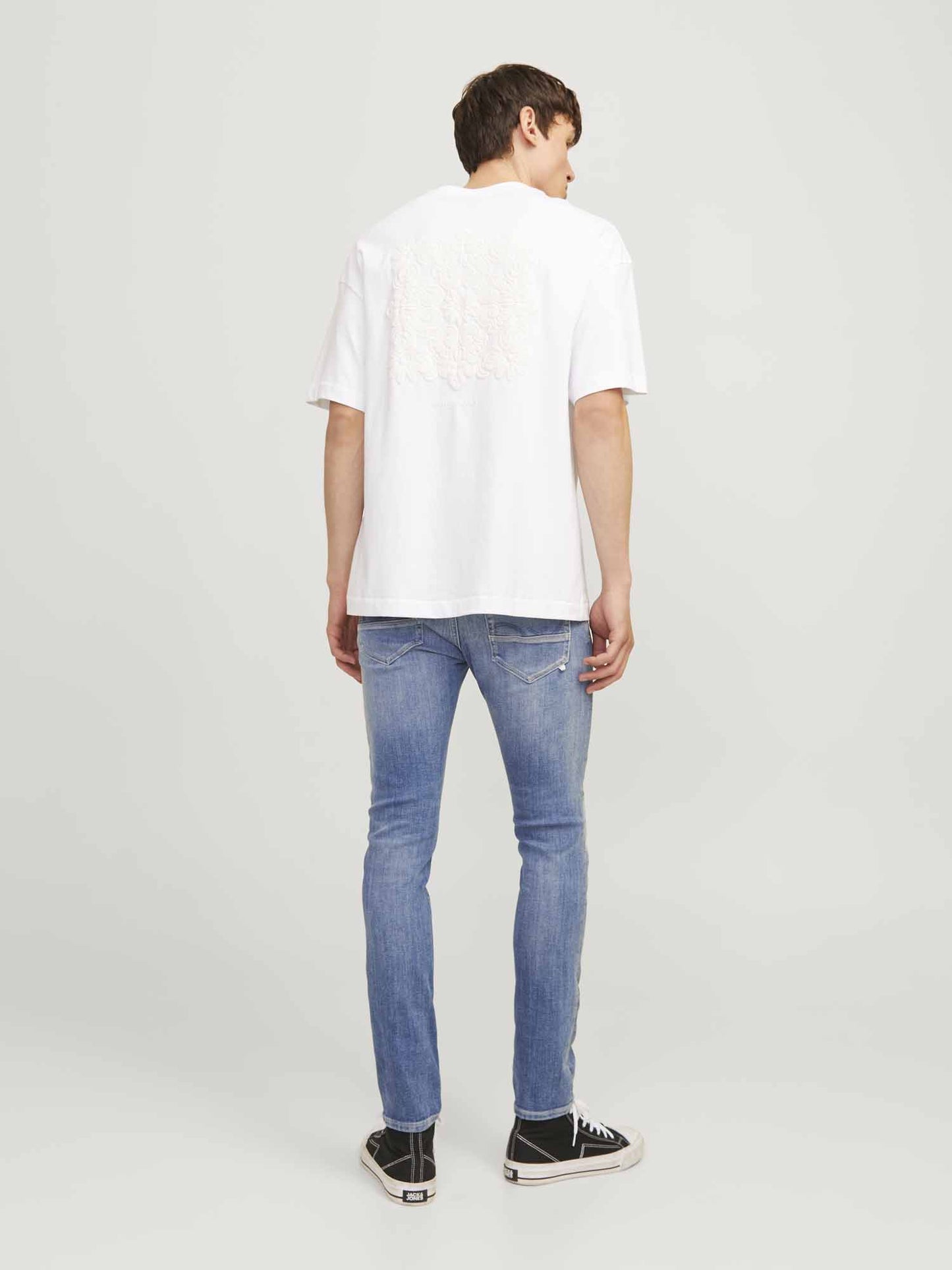 Jack&Jones Glenn Fox, jeans slim fit da uomo in denim blu