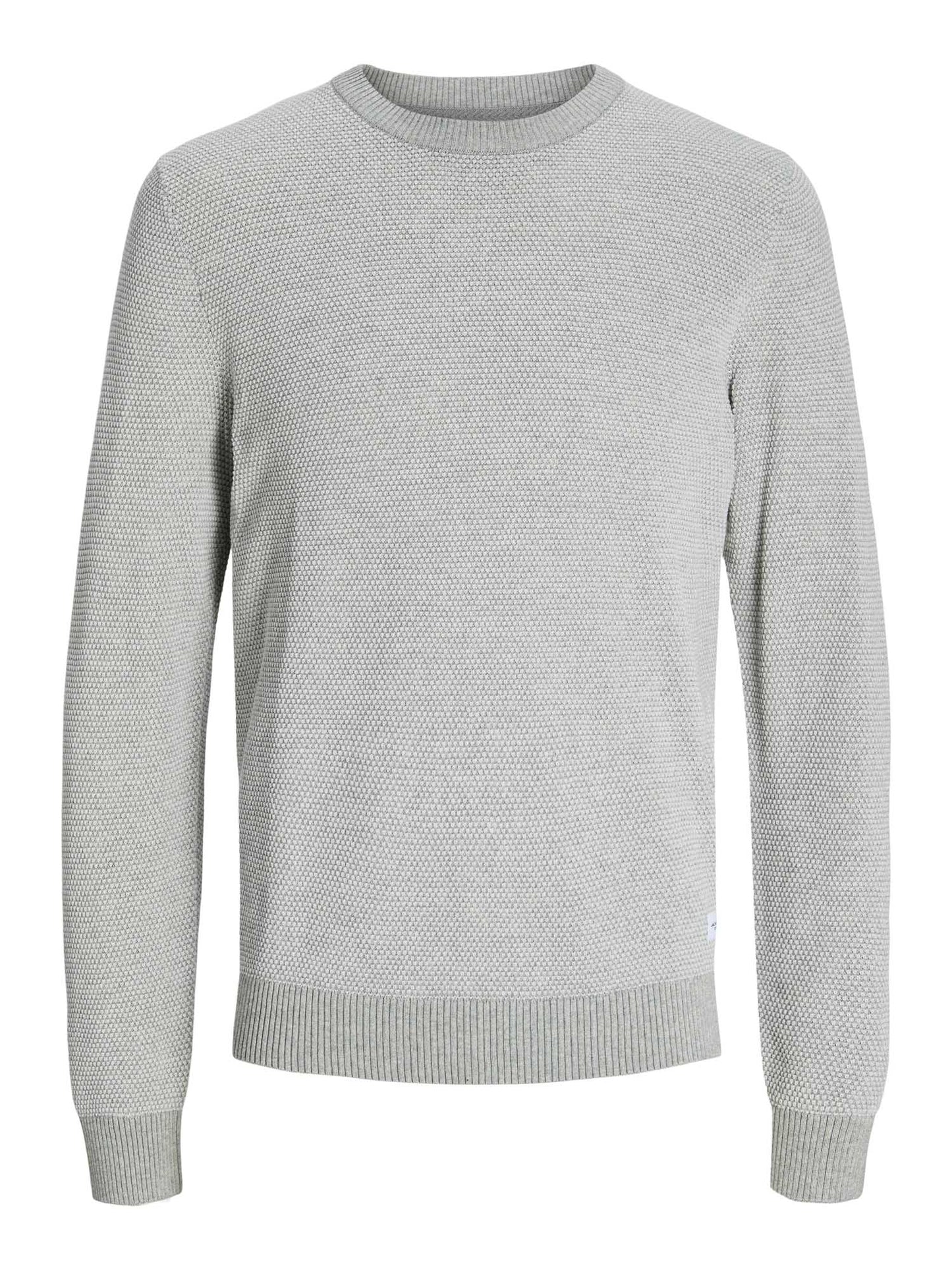 PULLOVER GLOBE JACK&JONES DA UOMO GRIGIO CHIARO