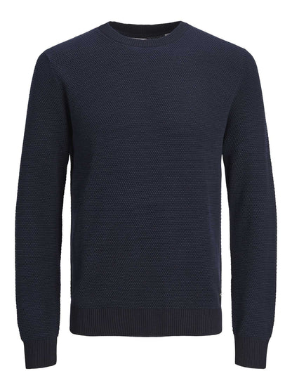 PULLOVER GLOBE JACK&JONES DA UOMO BLU