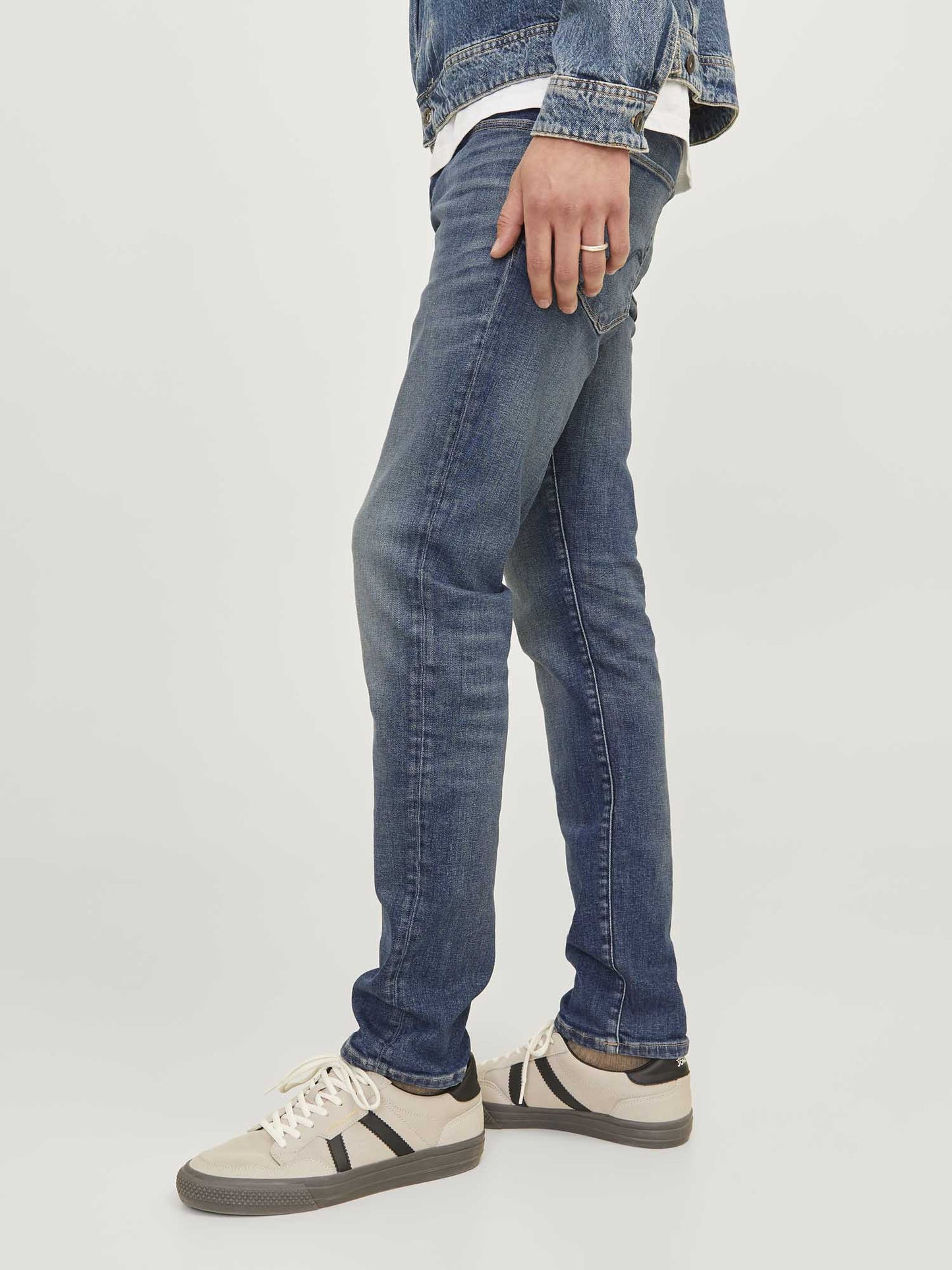 JEANS GLENN JACK&JONES DA UOMO JEANS STONEWASH