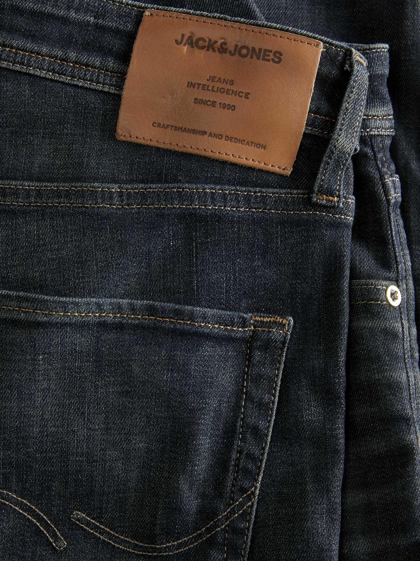 JEANS MIKE ORIGINAL JACK&JONES DA UOMO DENIM SCURO