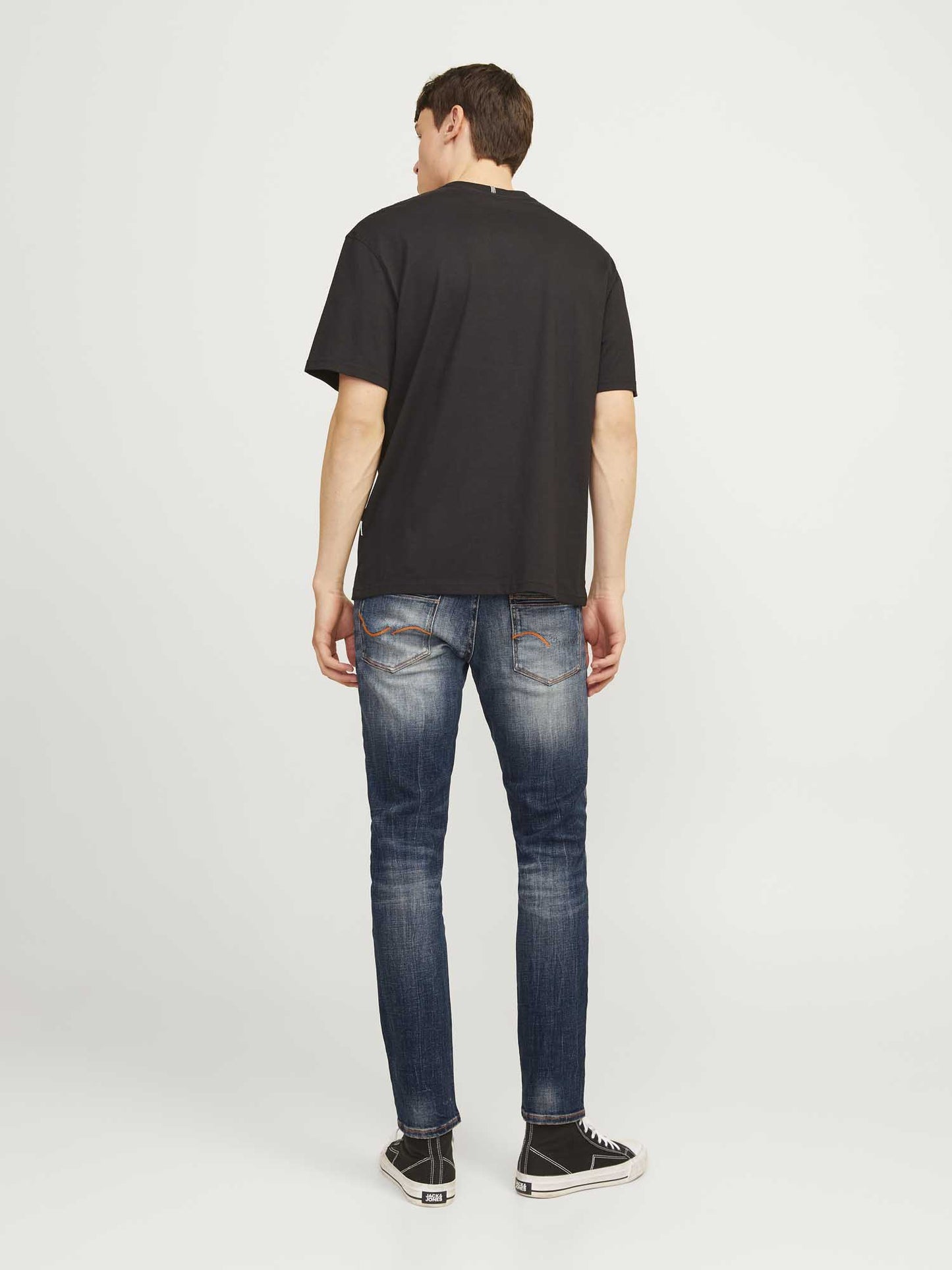 DENIM GLENN JACK&JONES DA UOMO JEANS STONEWASH