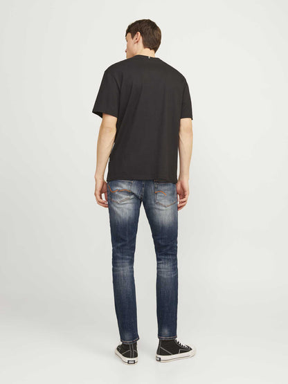 DENIM GLENN JACK&JONES DA UOMO JEANS STONEWASH
