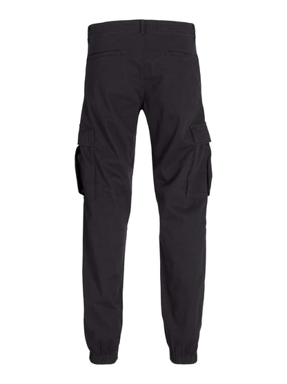 PANTALONE CARGO STKANE JACK&JONES DA UOMO NERO
