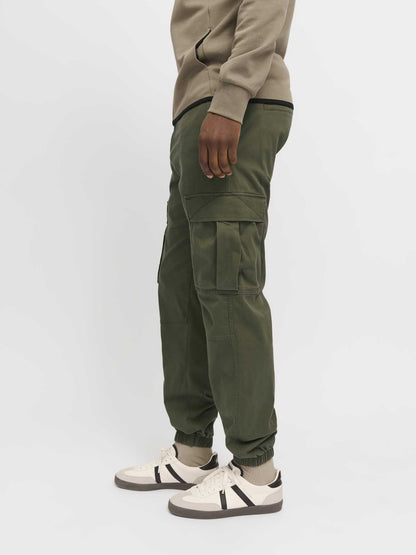 PANTALONE CARGO STKANE JACK&JONES DA UOMO VERDE