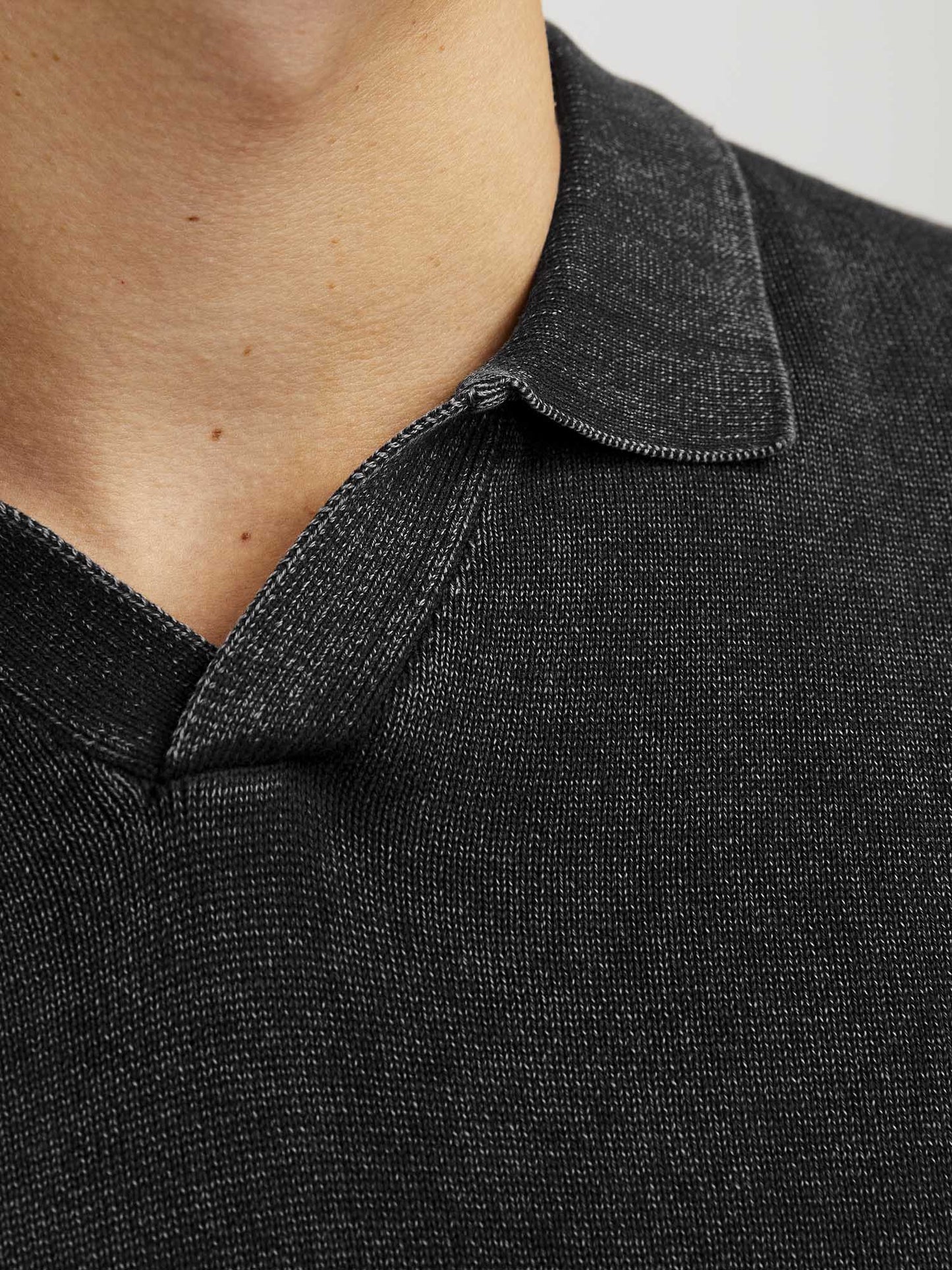 JACK&JONES LEO POLO - ANTRACITE